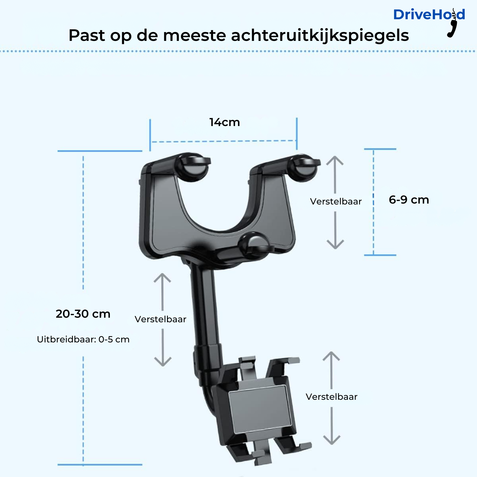 DriveHold 360° Telefoonhouder Auto