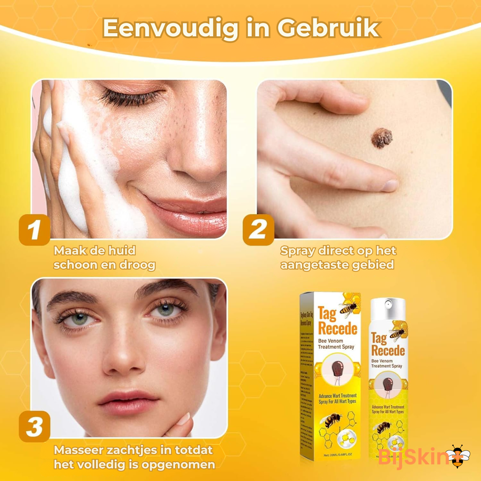 BijSkin+ Wrat & Tag Spray - 1+1 GRATIS