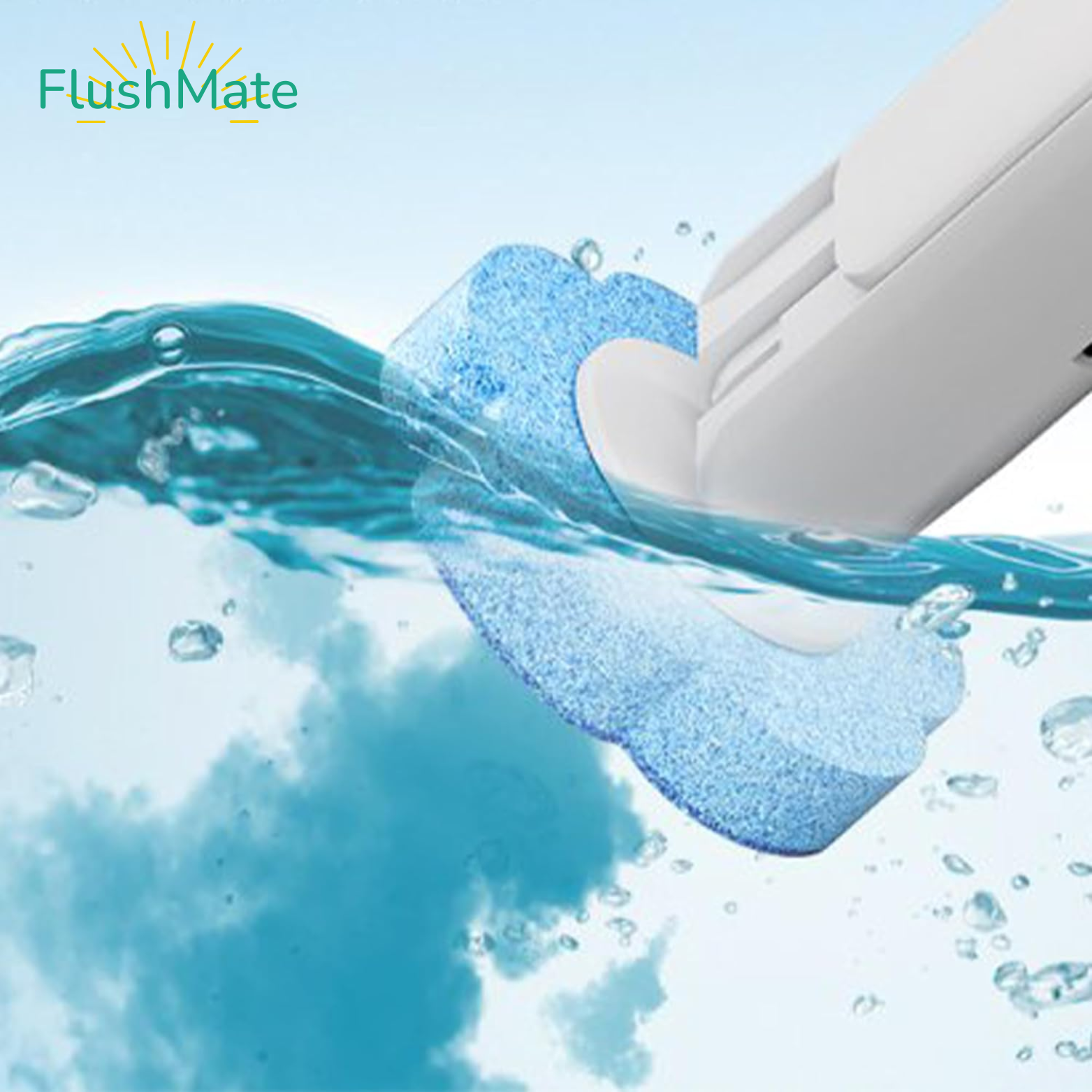 FlushMate Toiletborstel met Wegwerpnavullingen