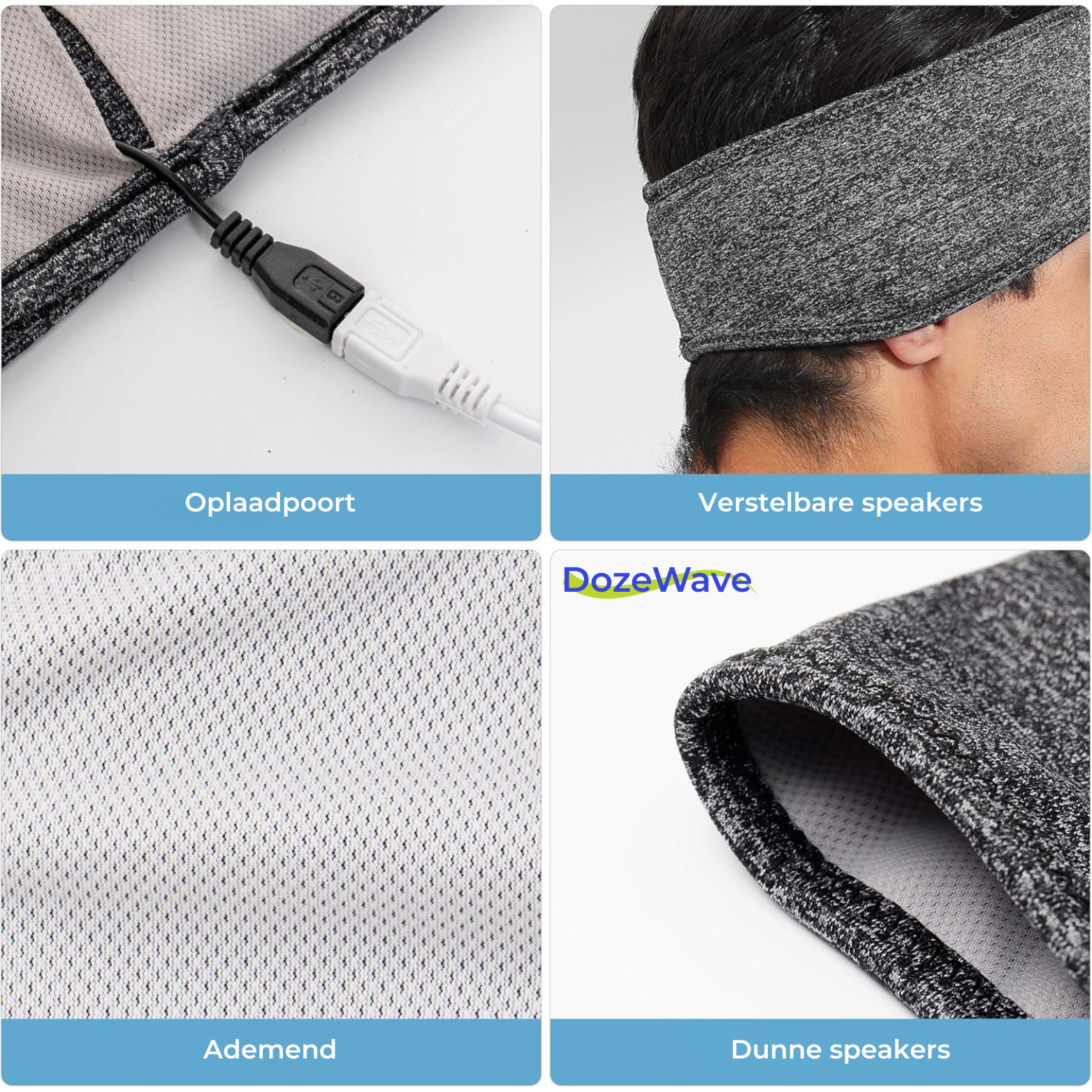 DozeWave Bluetooth Slaapmasker