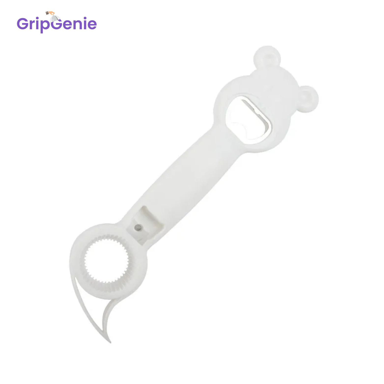 GripGenie 4 in 1 Flesopener - 1+1 GRATIS