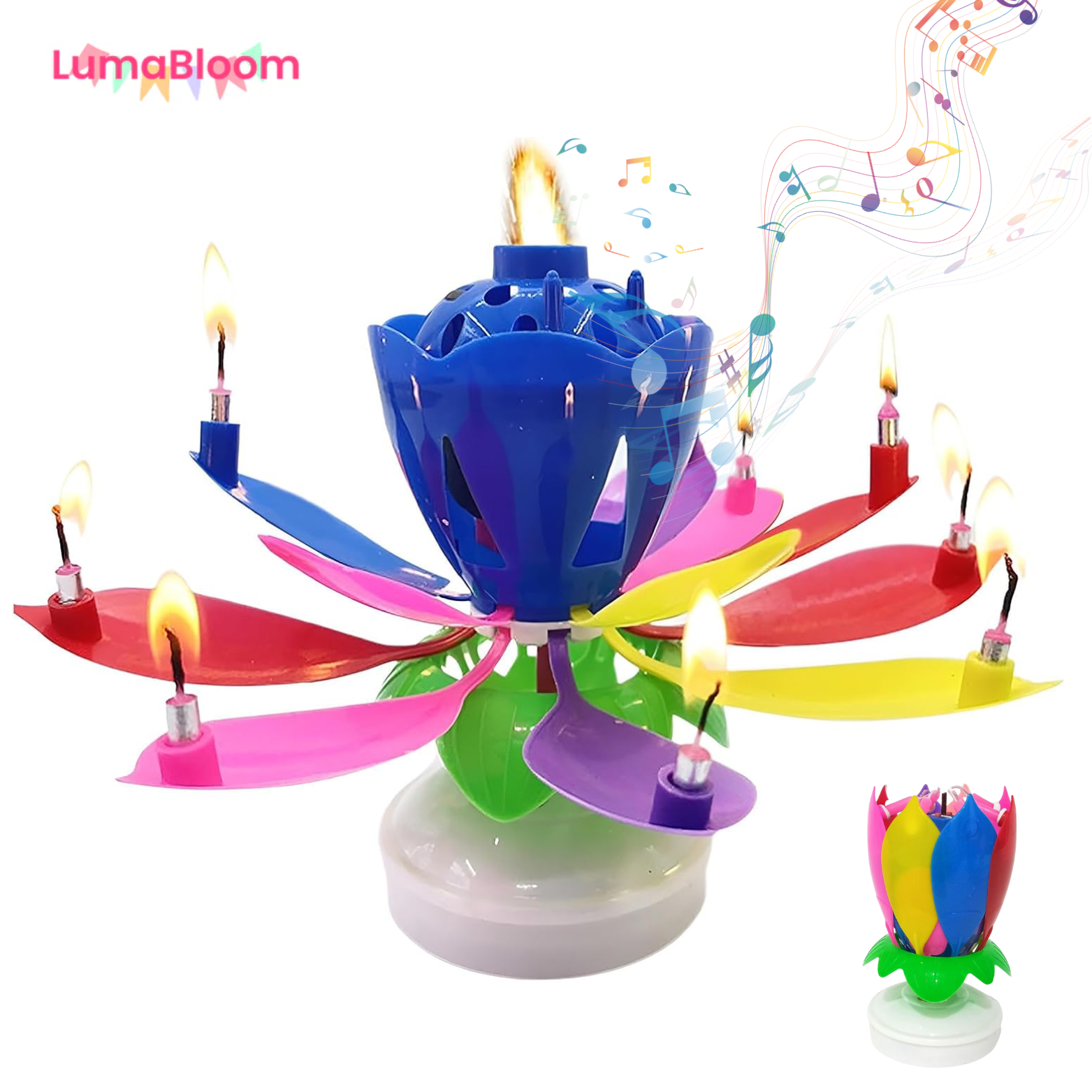 LumaBloom Verjaardagkaarsjes - 1+1 GRATIS